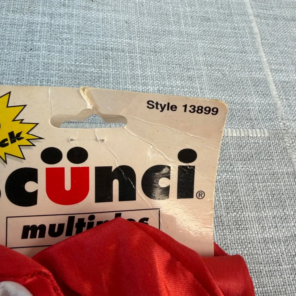 Scunci Satin Scrunchie Vintage 90s Y2K 5 Pack 13899 Scrunchys